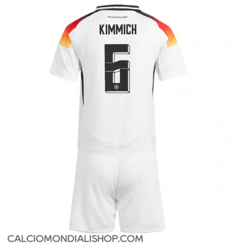 Maglie da calcio Germania Joshua Kimmich #6 Prima Maglia Bambino Europei 2024 Manica Corta (+ Pantaloni corti)